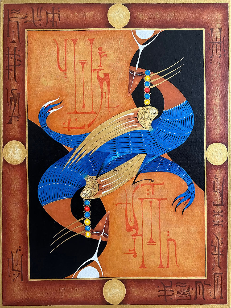 Thumbnail: Alexander's Collection gallery. Contemporary painting, oil on canvas , available on 1stDibs