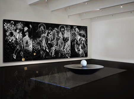 Contemporary tapestries as art. Art not to everybody.