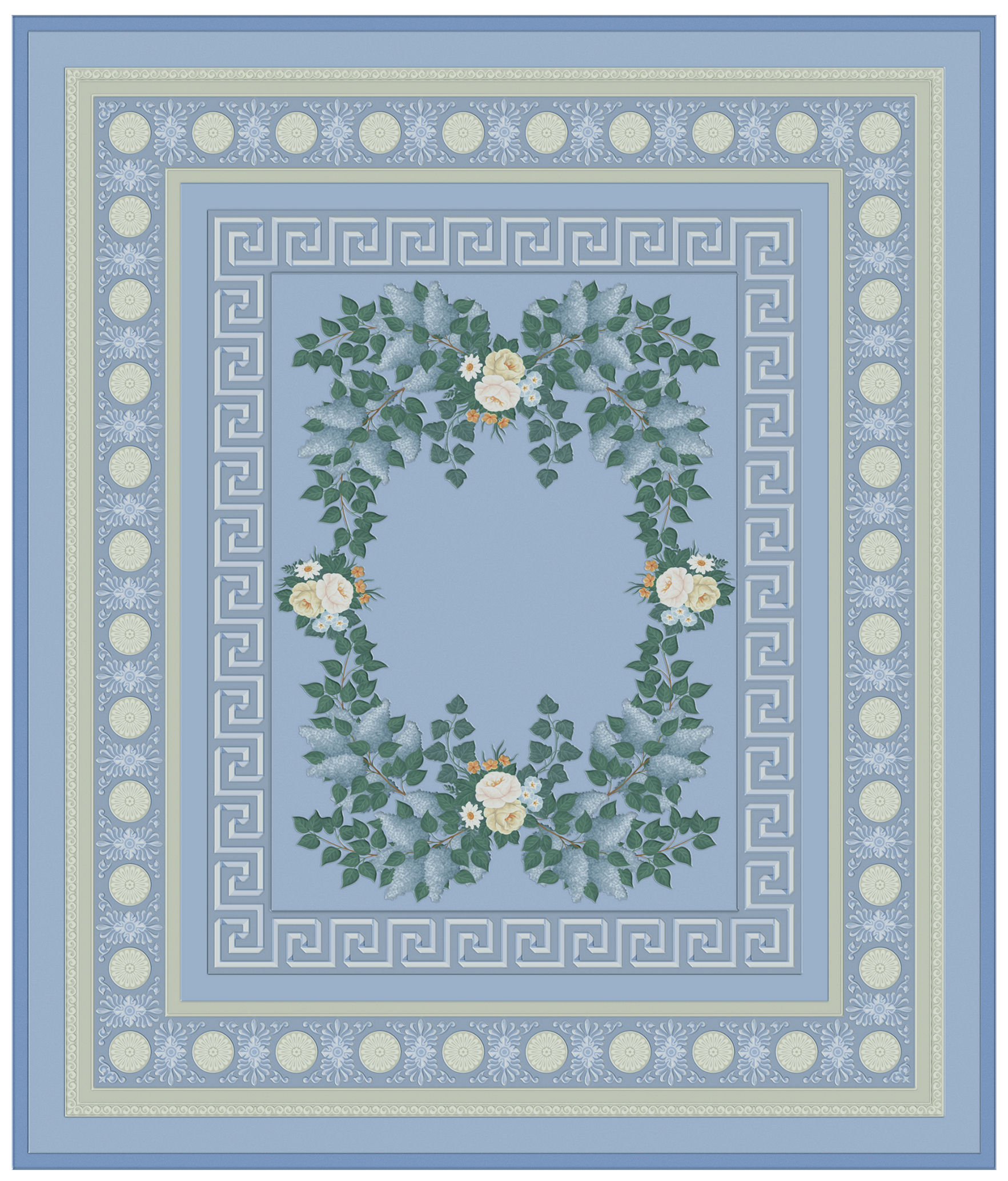 Area rug C-028/1 "Monplaisir"