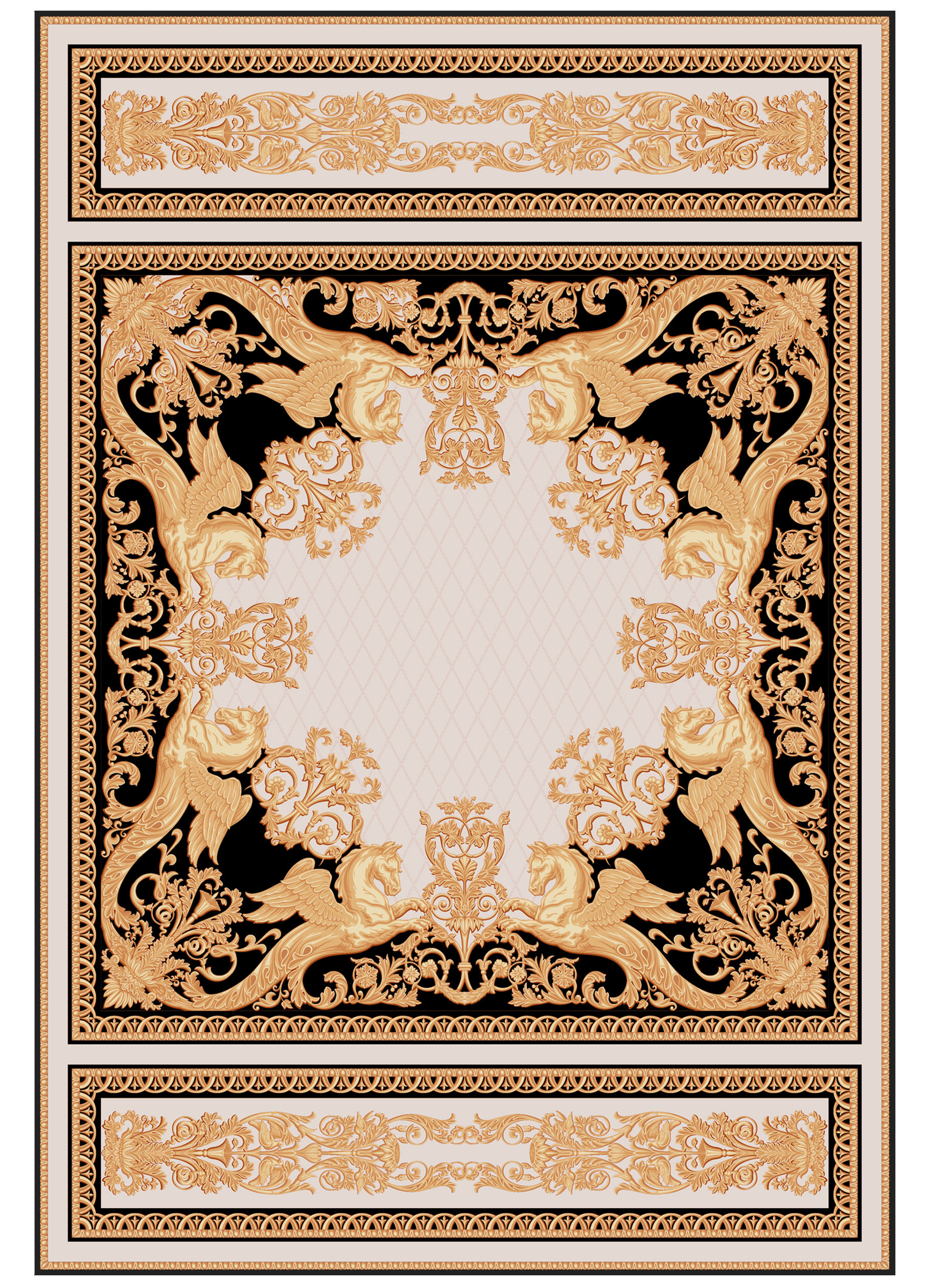Area rug C-108/5 "Versailes"