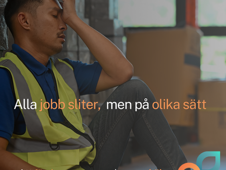 Alla jobb sliter, men på olika sätt