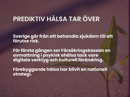 Prediktiv hälsa tar över
