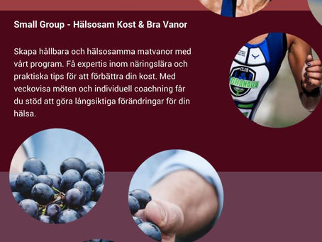 Vecka 42 startar vi Small Group