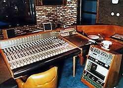 Control room of Sound Affair Recording 1978