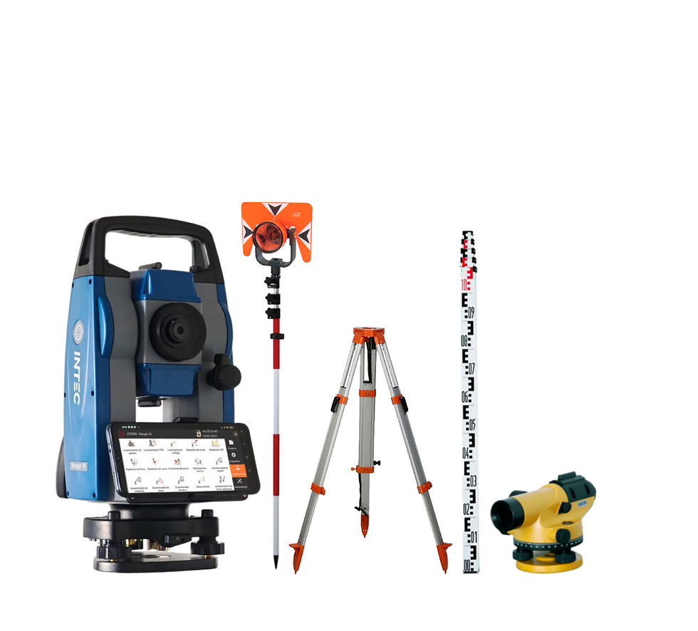 Estacion total laser Intec Ranger M + Nivel NL20G