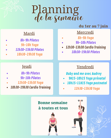 Pour cette semaine d’inauguration les cours sont accessibles à tous sous forme de donation