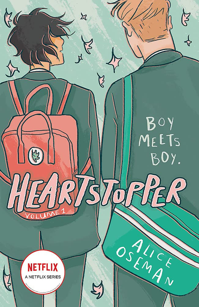 image of the cover of Heartstopper by Alice Oseman