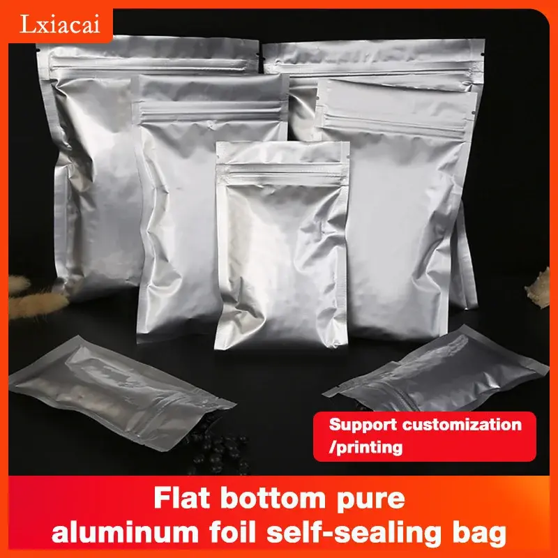 Self Seal Foil Mylar Bags, Aluminum Foil Pouch, Food Disk Tea Zip Lock ESD