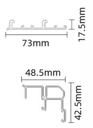 Thumbnail: MCH602 CABINET HANGING SLIDING DOOR SYSTEM