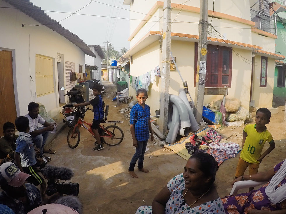 Interview with Joshan's mom from his house, Vizhinjam. Pic credit: Alwin John