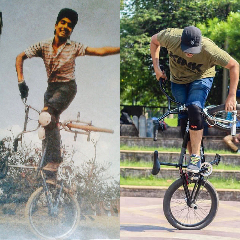 Rahul Mulani then and now.