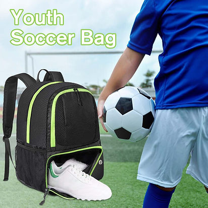 Bag with Ball Holder, Water resistant Sport Equipment Bags Fit Basketball Volleyball Footb