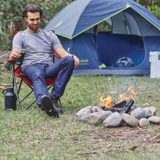 Coleman Sundome Camping Tent with Rainfly, 2346 Person Tent Sets Up in 10 Mins, Weatherpro