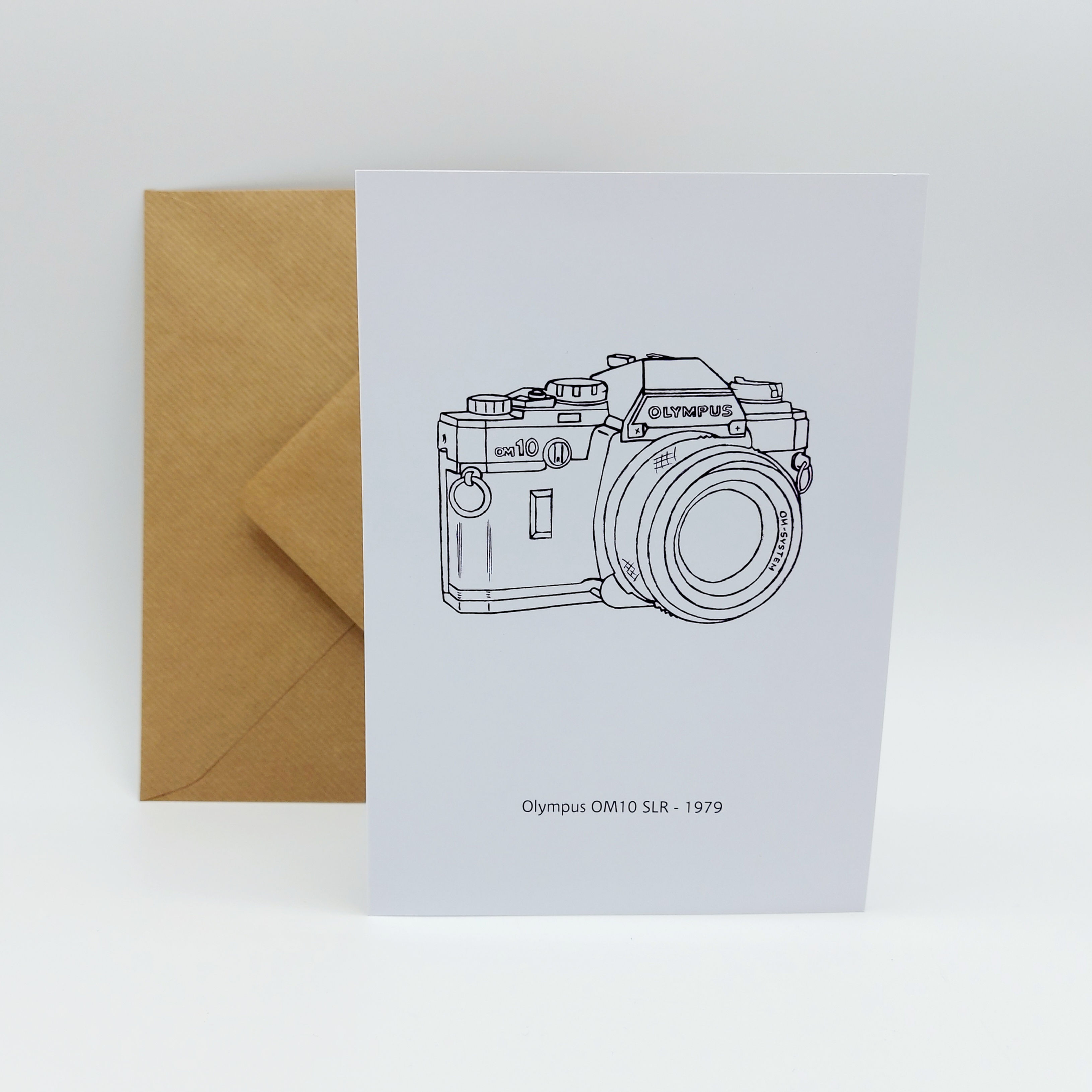 Olympus OM10 Greeting Card