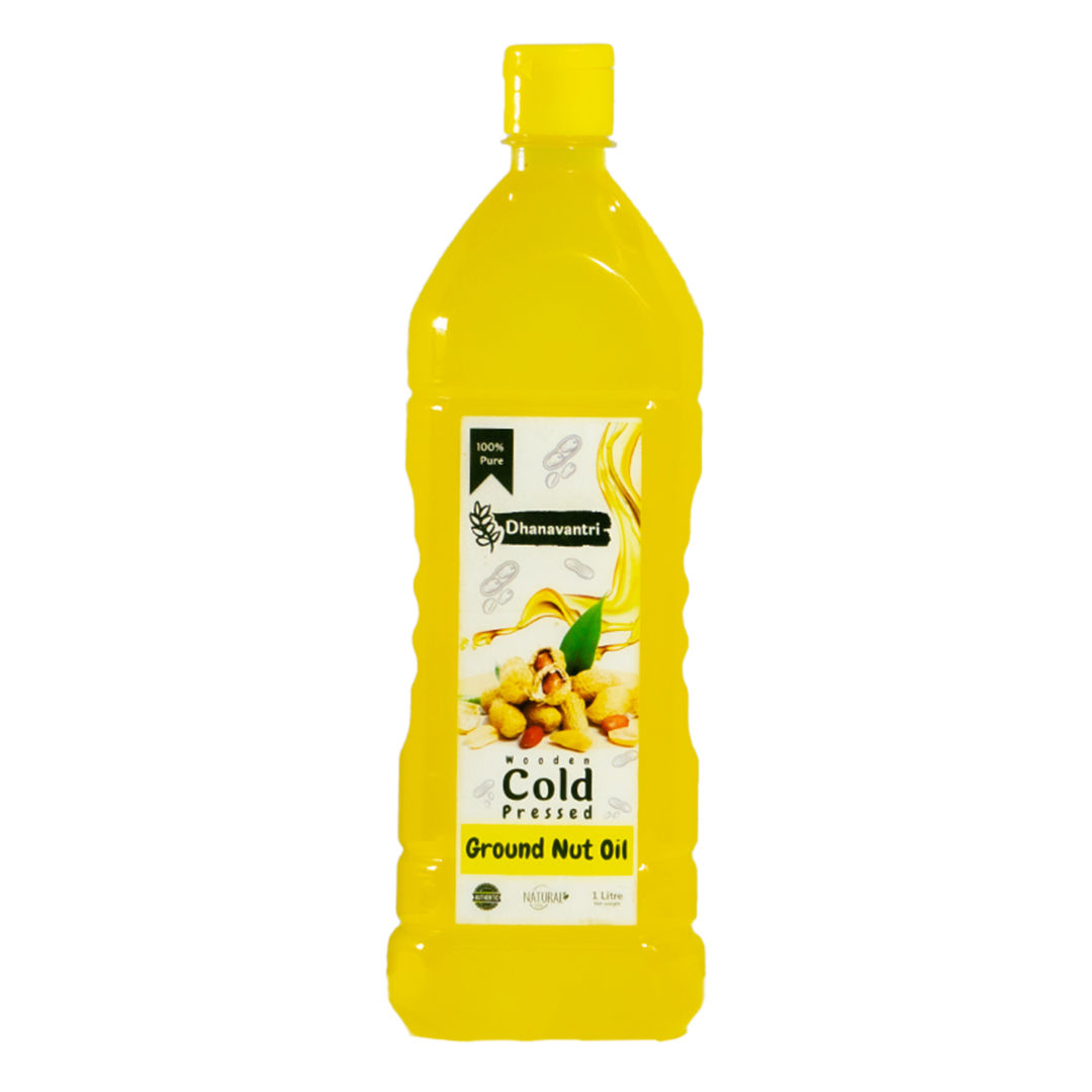 Groundnut oil (Wooden Cold Pressed)