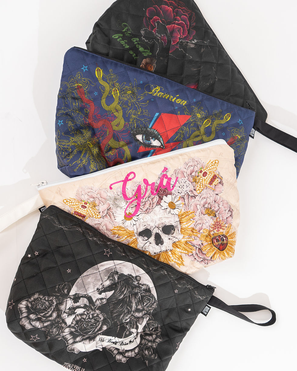 Thumbnail: Morrigan Silk Quilted Bag