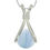 Miniaturbild: Kette mit Aquamarin - zum Austauschen der Edelstein-Rollerballs