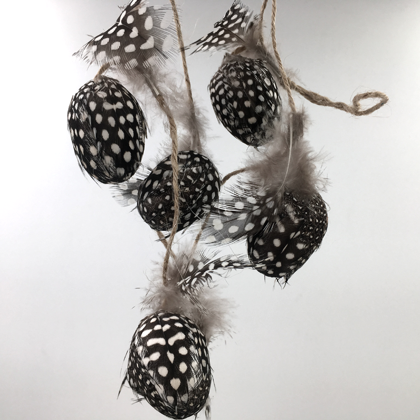 Girlande  Eier schwarz  62 cm