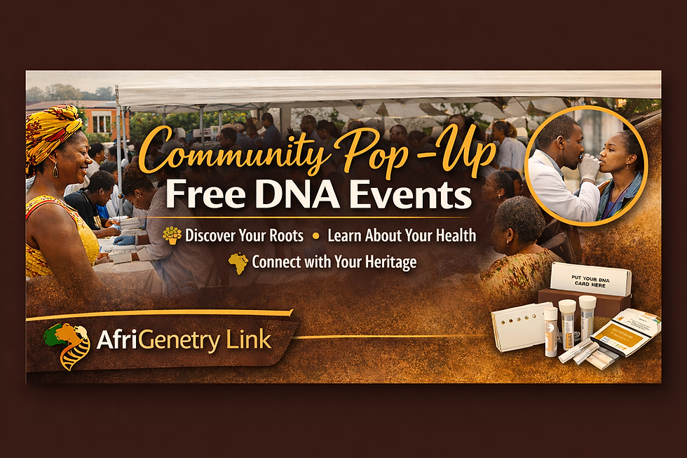 GenAfrica Community Free DNA Pop-Up Events – Join the Waitlist