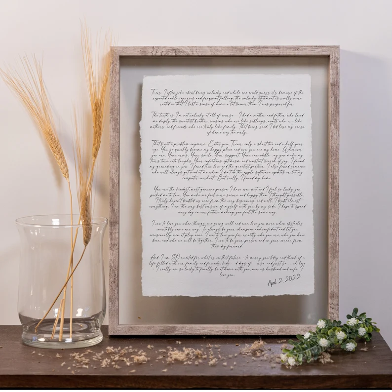 Stack of cotton paper with deckled edges