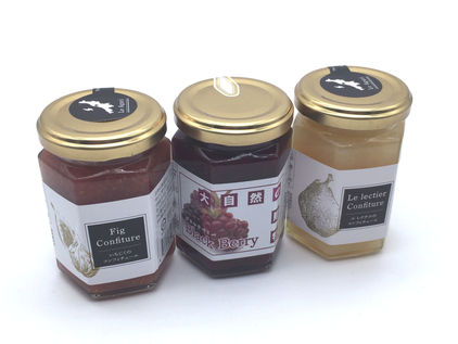 大松農園の祖母が作るコンフィチュール達。