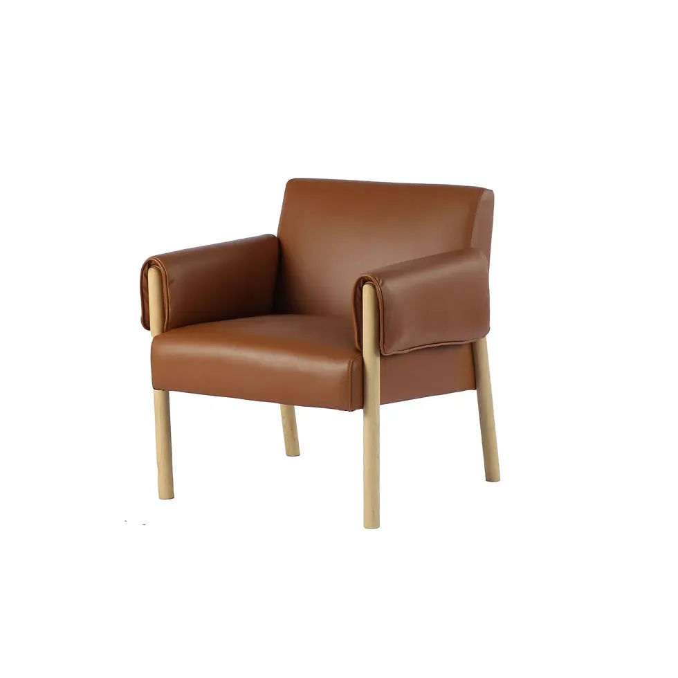 Forest Club Accent Chair - Saddle