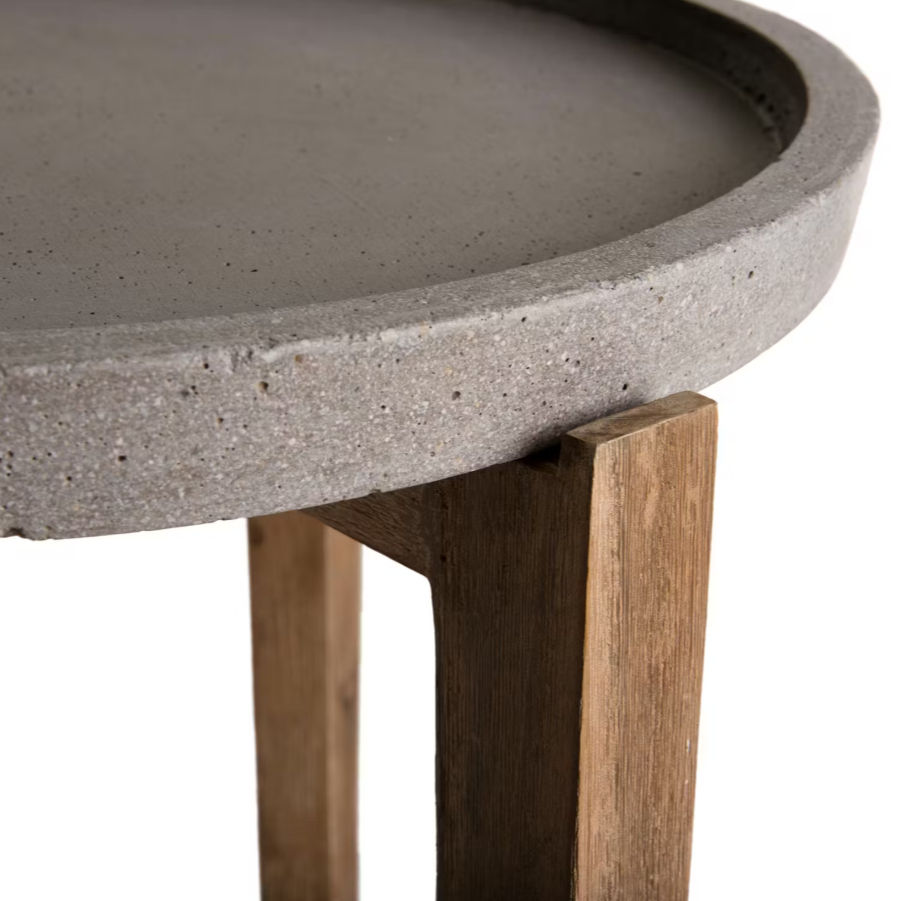 Thumbnail: Grey Stone Patio Coffee Table - 24"W