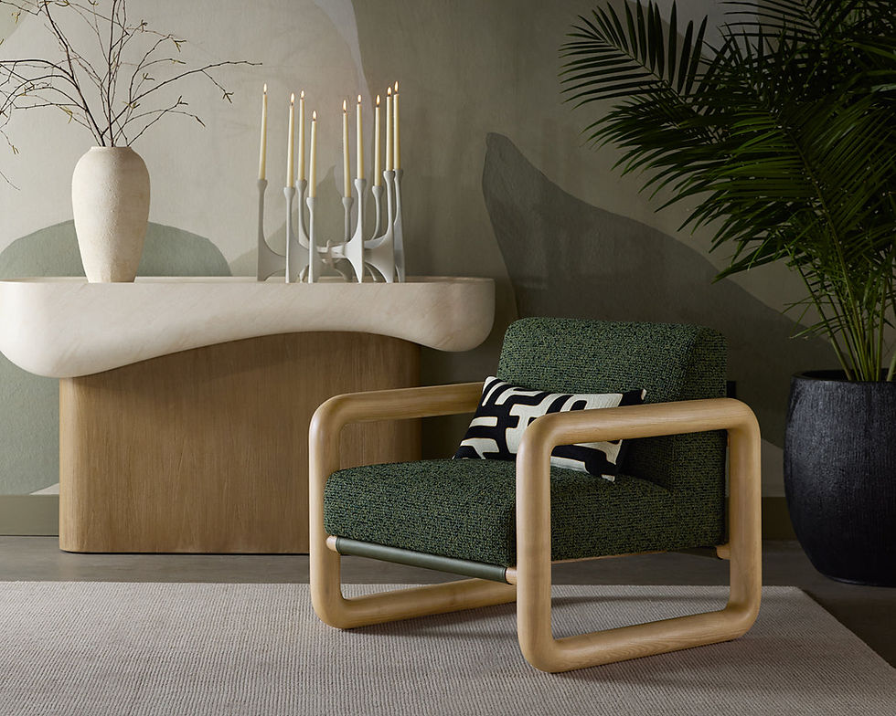 Thumbnail: Nubo Lounge Chair - Olive