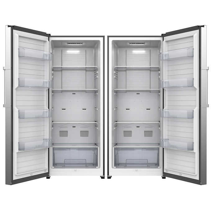 Thumbnail: 16 Cu. Ft. Stainless Steel Convertible Upright Freezer or Refrigerator