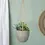 Thumbnail: Classic Small Hanging Pot - Cement Grey