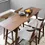 Thumbnail: Haisley Counter Table - Walnut - 59"W x 18"D
