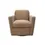 Thumbnail: Cooper Swivel Accent Chair - Latte Chenille