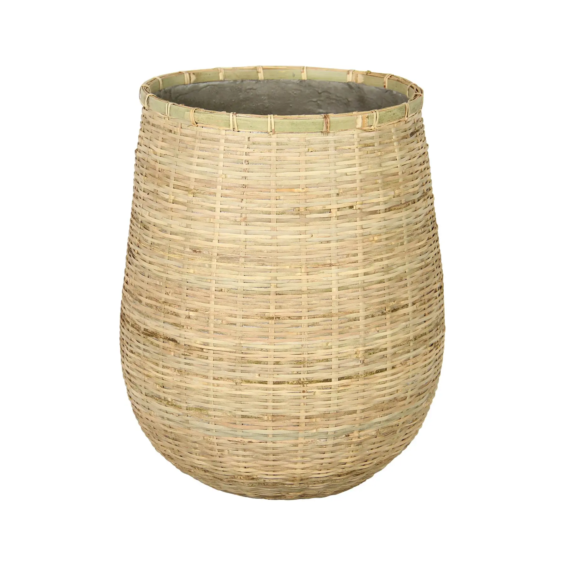 Bamboo Basket Pot