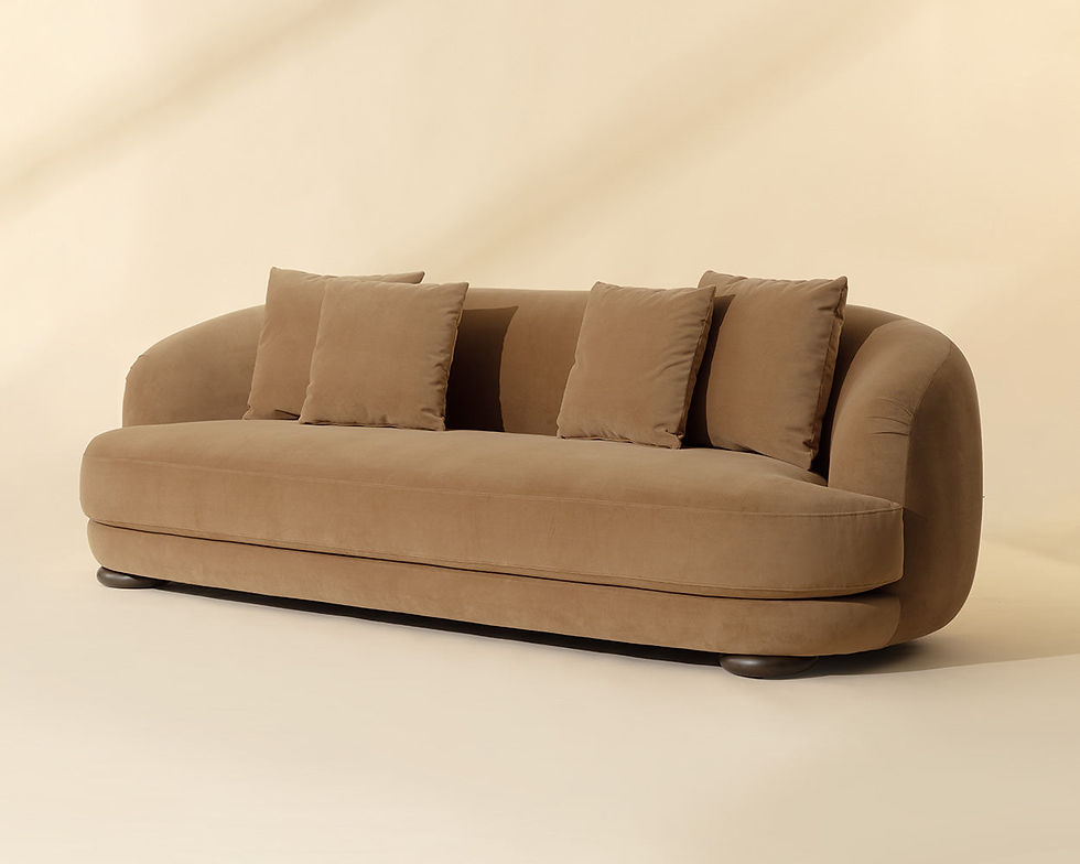 Thumbnail: Valentina Sofa - Kona Camel - 94"W