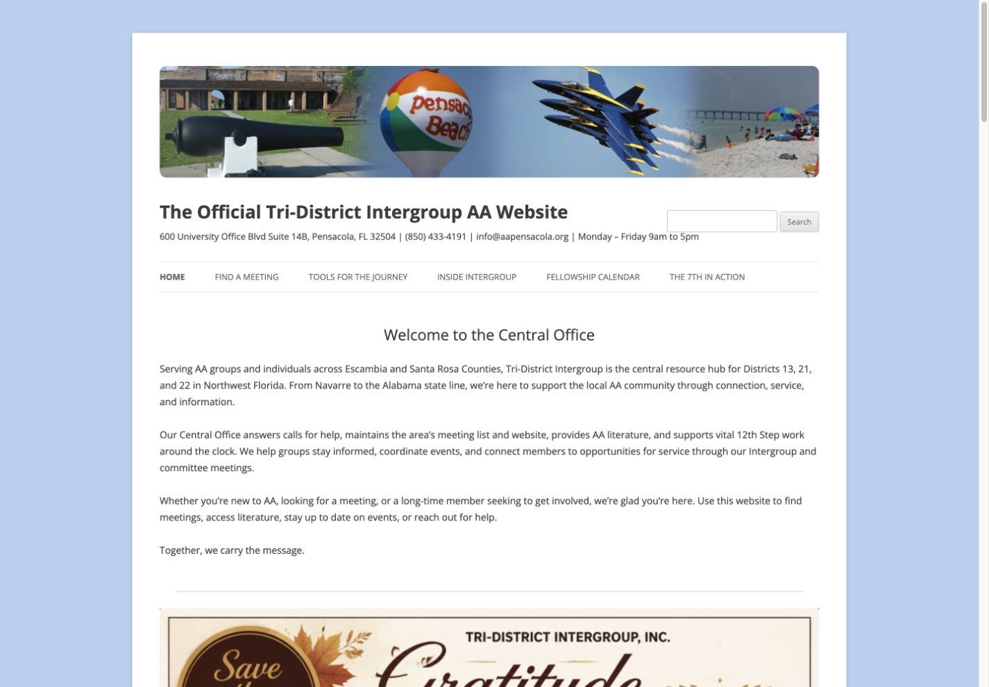 Tri-District Intergroup Central Office, featured project