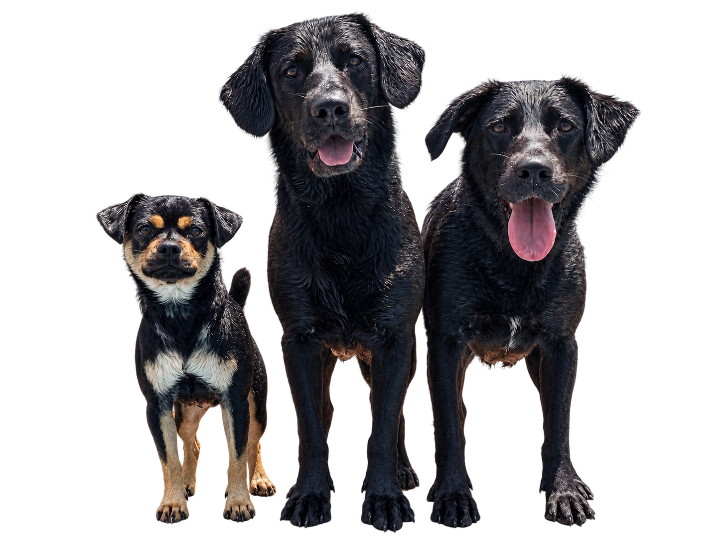 My dogs, Hector, Max and Danny, from left to right.
