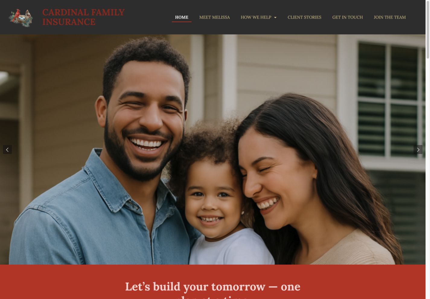 Cardinal Family Insurance, featured project