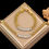 الصورة المصغرة: CZ Gold Chain Necklace and Bracelet Set