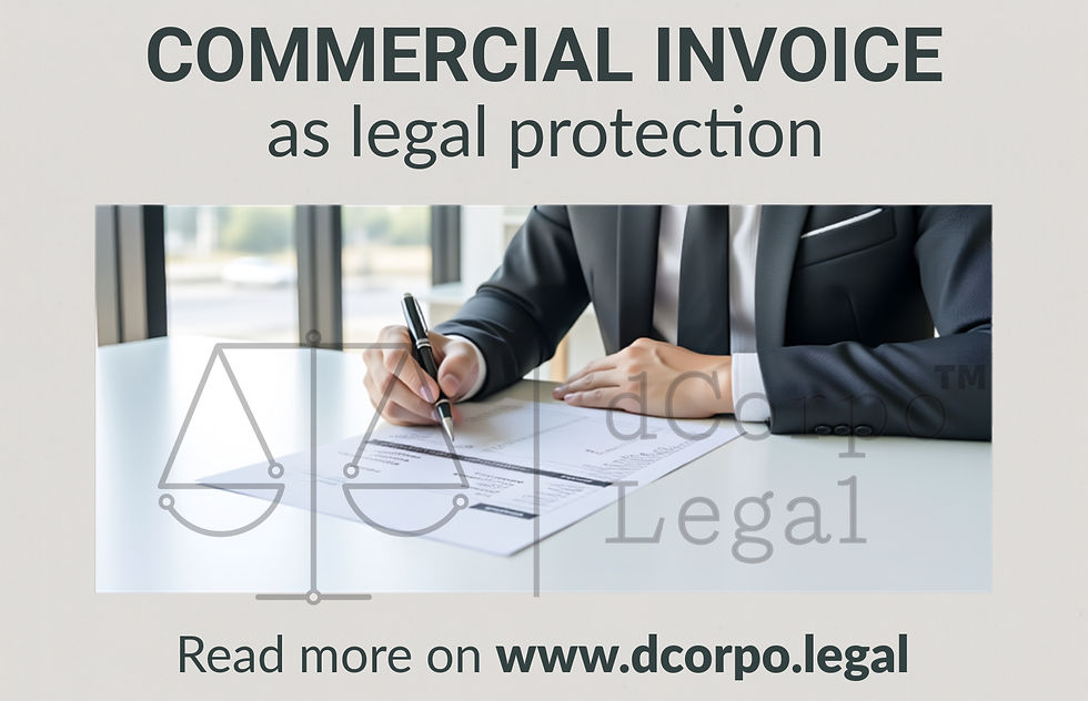 Tax Invoices as Legal Protection