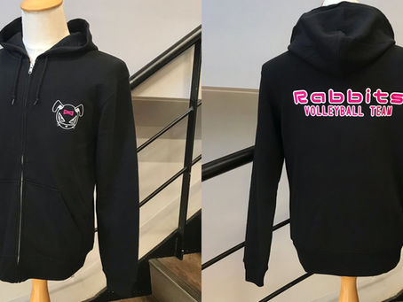 VOLLEYBALL TEAM 「rabbits」さま、オリジナルTシャツ&パーカ