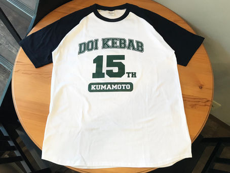 DoI KebaB (ドイケバブ) 様、15thラグランTシャツ㊗