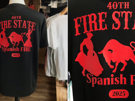 マーチングバンド「FIRE STATE」様、オリジナルTシャツ🎷🎹🎺🎵
