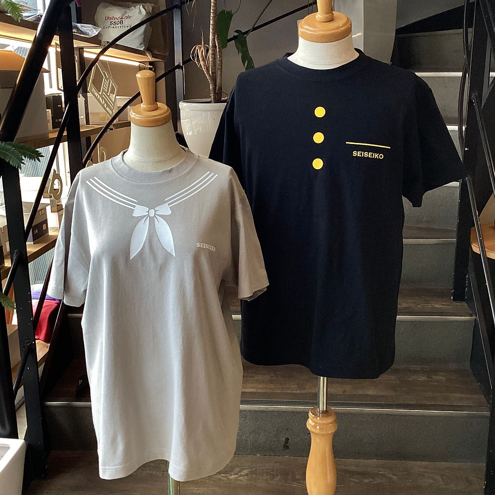 済々黌高校さま、同窓会用制服モチーフTシャツ🏫