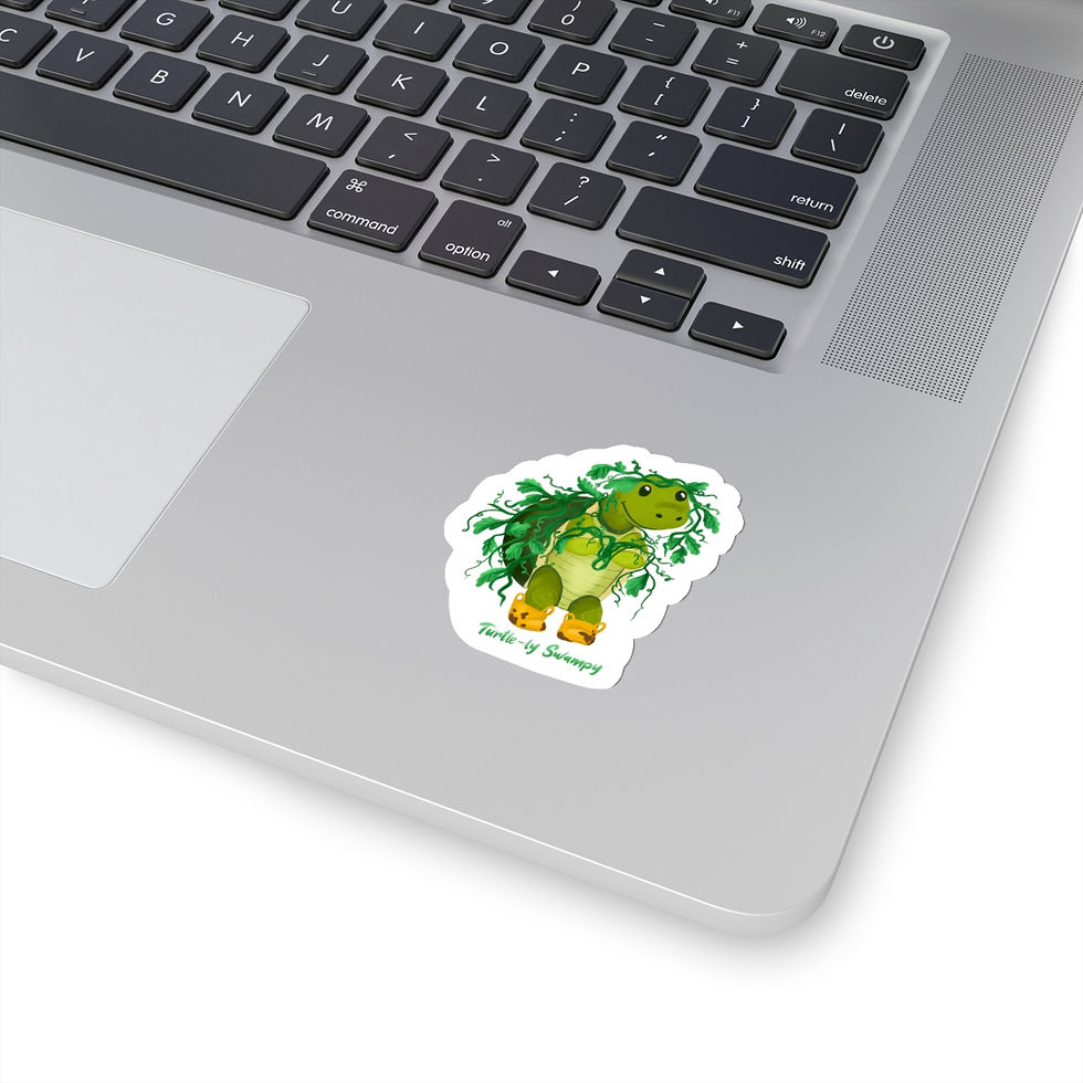 Thumbnail: Turtle-ly Swampy Sticker