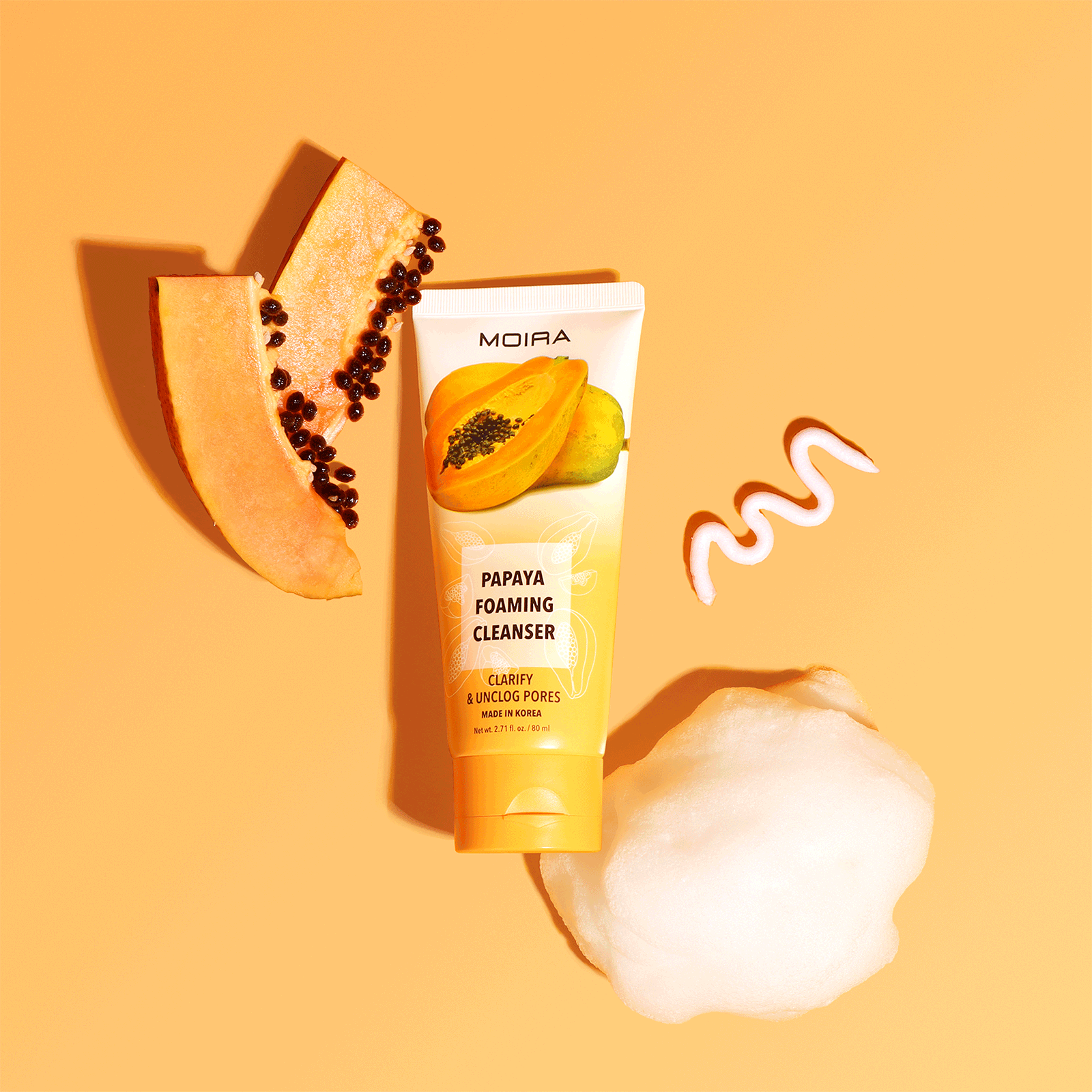 Papaya Foaming Cleanser 80 mL Suchel Forever