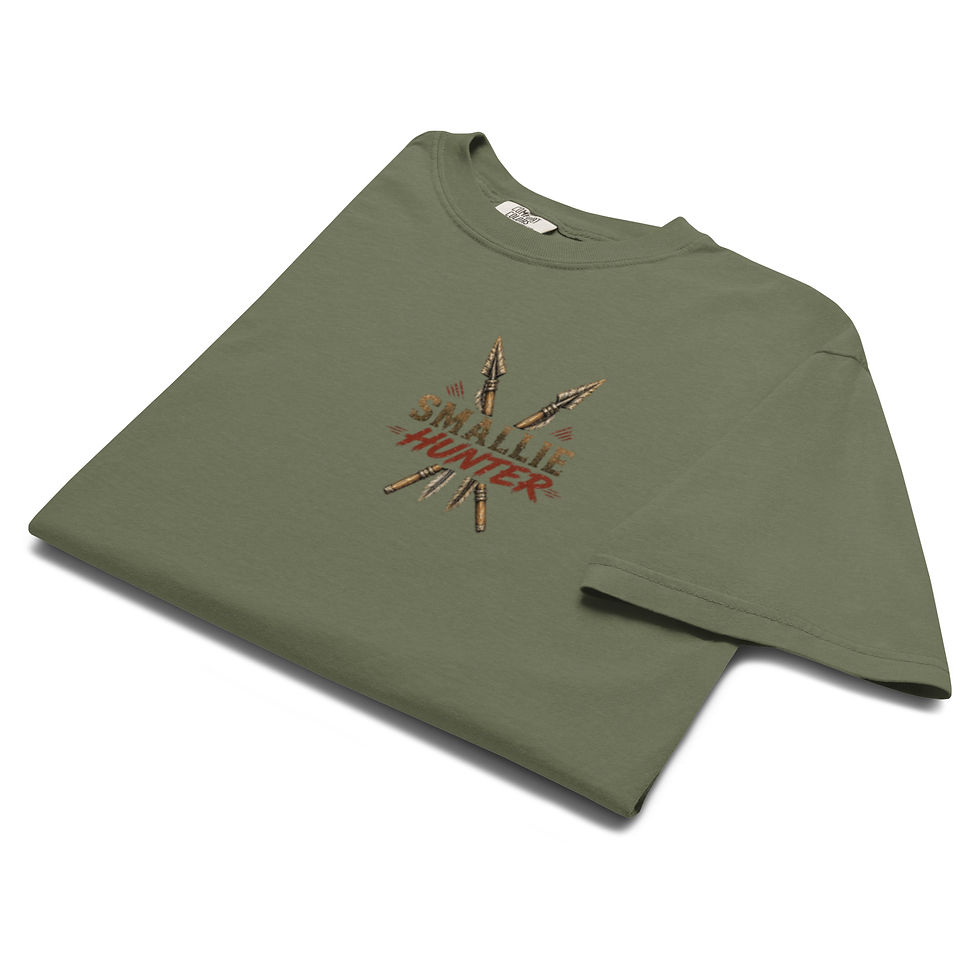 Thumbnail: Smallie Hunter Original Smallie Hunter Unisex garment-dyed heavyweight t-shirt