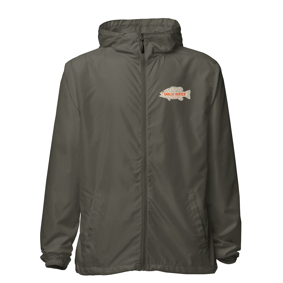 Thumbnail: Smallie Hunter Classic lightweight zip up windbreaker