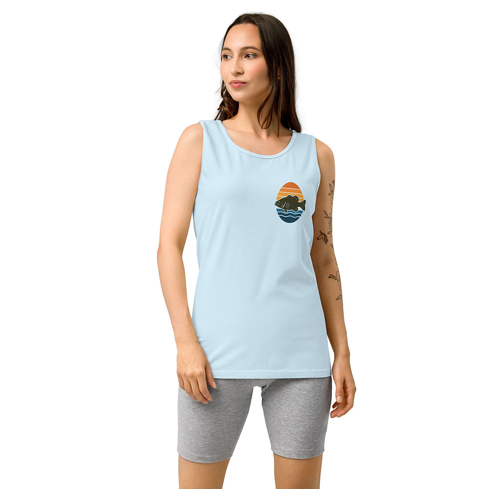 Thumbnail: Smallie Hunter River Classic garment-dyed tank top