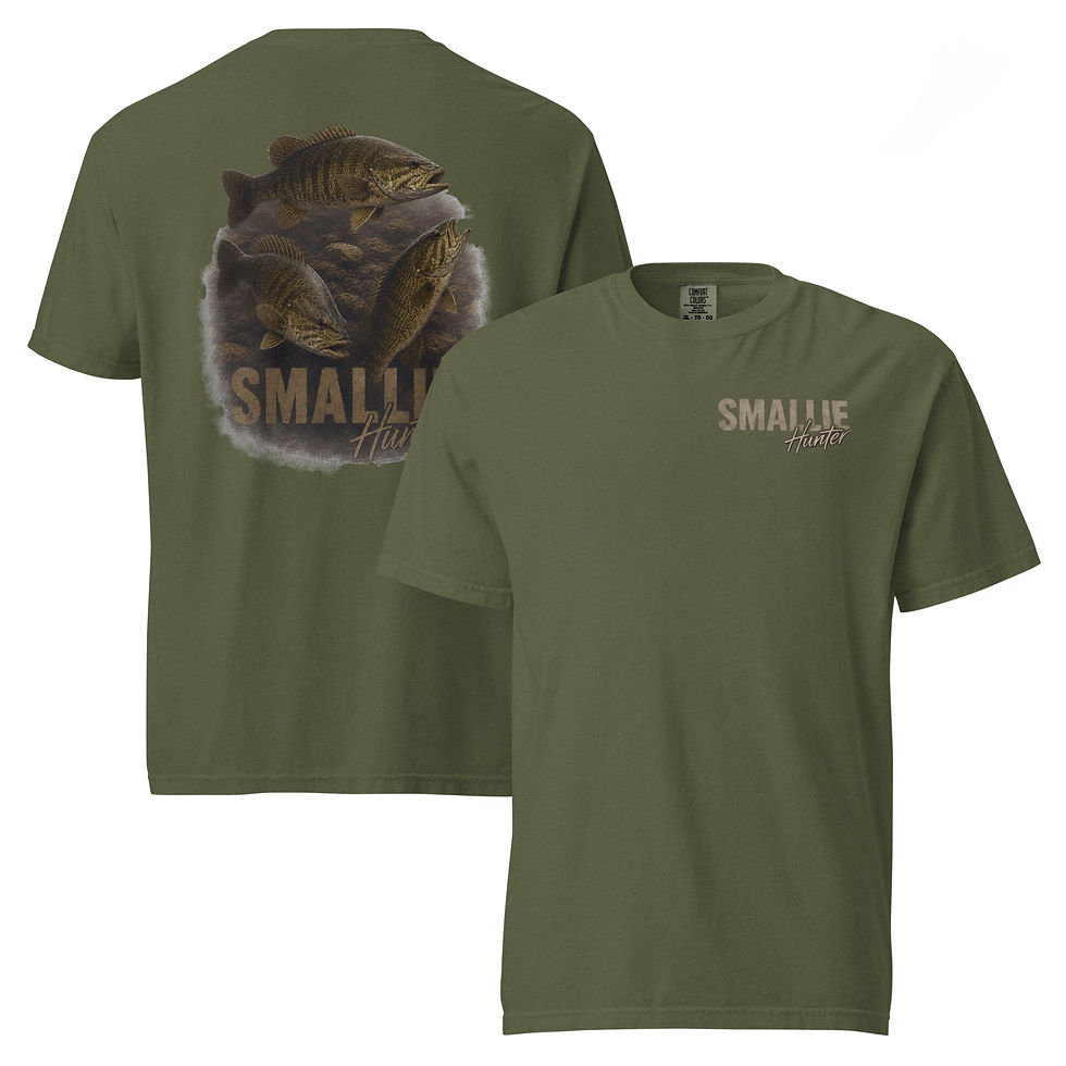 Thumbnail: Smallie Hunter River Legends garment-dyed heavyweight t-shirt