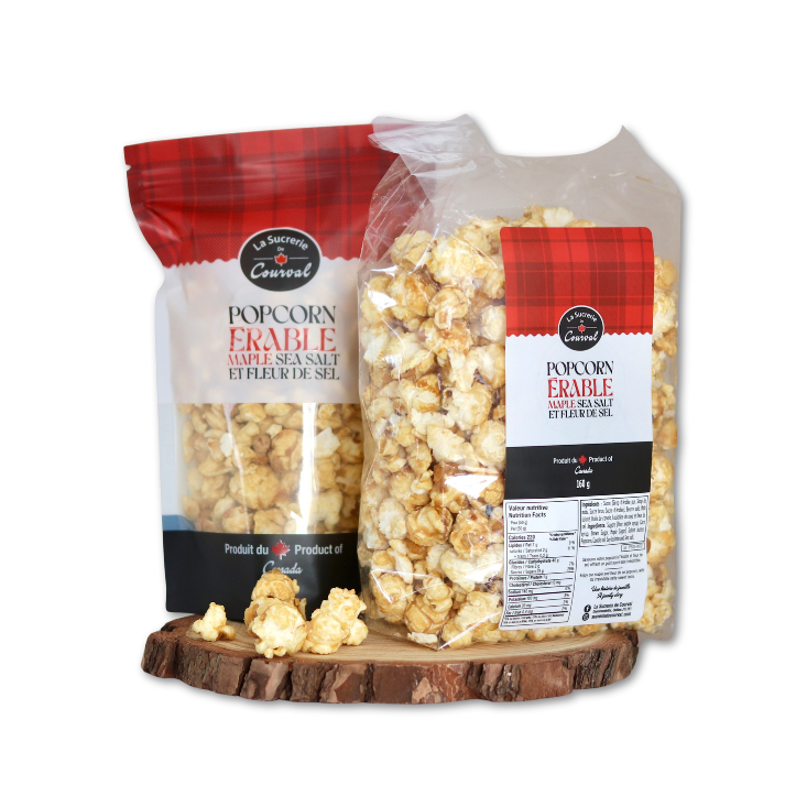 Popcorn à l'érable et fleur de sel